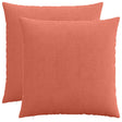 Vidaxl kussensloop 2 pcs heerlen rood-oranje 70 x 70 cm corduroy