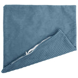 Vidaxl kussensloop 2 pcs heerlen blauw 70 x 70 cm corduroy