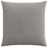 Vidaxl kussensloop 6 pcs heerlen lichtgrijs 80 x 80 cm corduroy