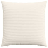 Vidaxl kussensloop 2 pcs heerlen crèmekleurig 80 x 80 cm corduroy