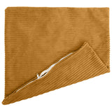 Vidaxl kussensloop 2 pcs heerlen geel 80 x 80 cm corduroy