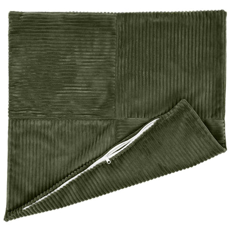 Vidaxl kussensloop 6 pcs almelo groen 30 x 30 cm corduroy