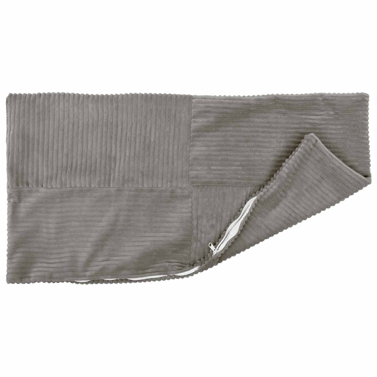Vidaxl kussensloop 6 pcs almelo lichtgrijs 30 x 50 cm corduroy