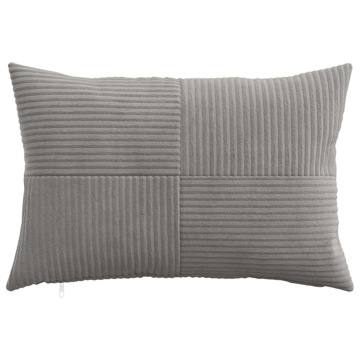 Vidaxl kussensloop 6 pcs almelo lichtgrijs 30 x 50 cm corduroy