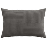 Vidaxl kussensloop 6 pcs almelo donkergrijs 30 x 50 cm corduroy