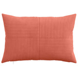 Vidaxl kussensloop 6 pcs almelo rood-oranje 30 x 50 cm corduroy