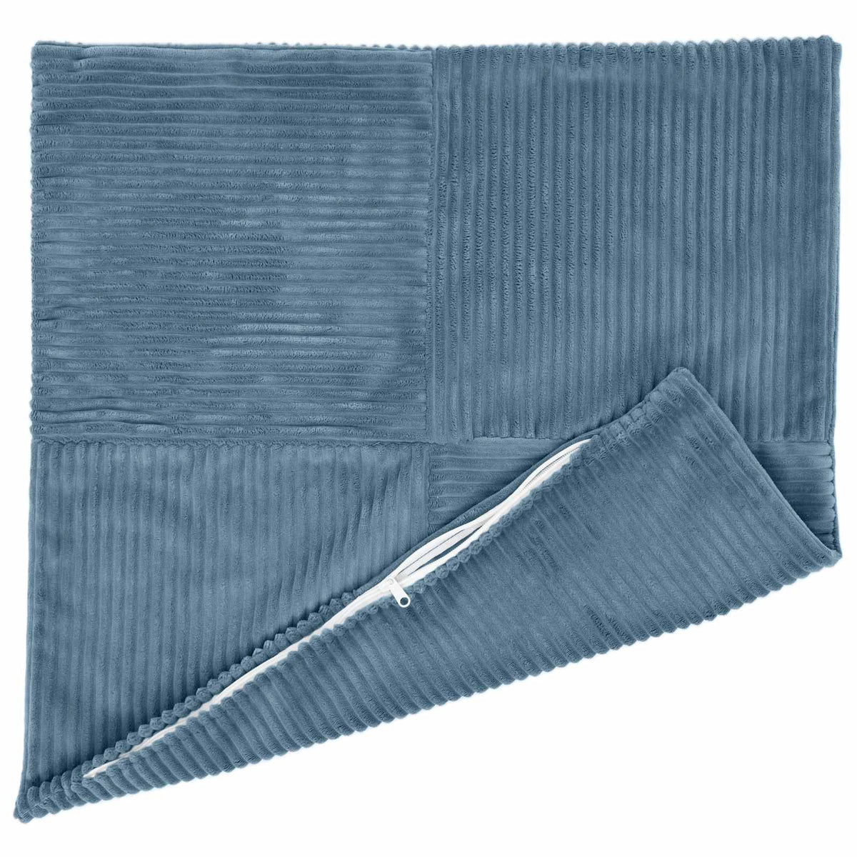Vidaxl kussensloop 6 pcs almelo blauw 35 x 35 cm corduroy