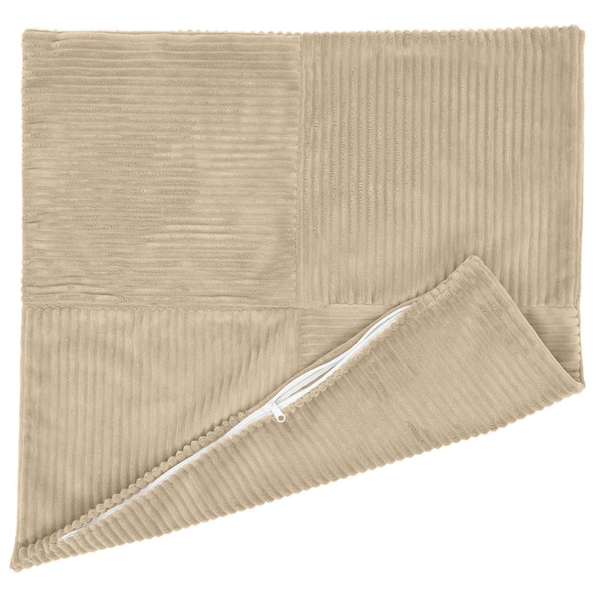 Vidaxl kussensloop 6 pcs almelo taupe 35 x 35 cm corduroy