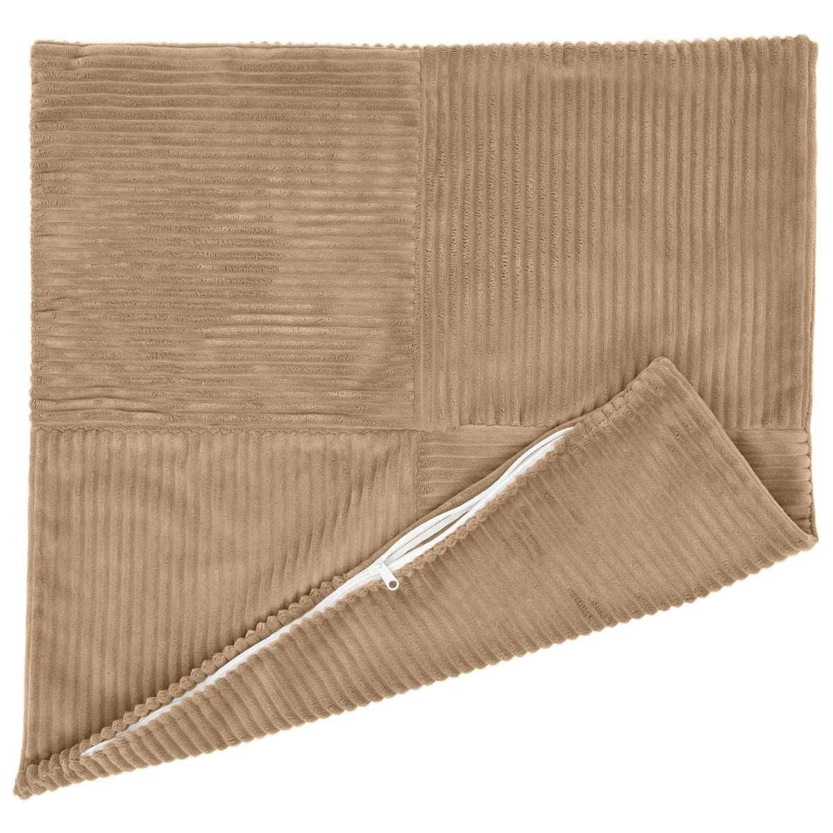 Vidaxl kussensloop 2 st almelo bruin 40 x 40 cm corduroy