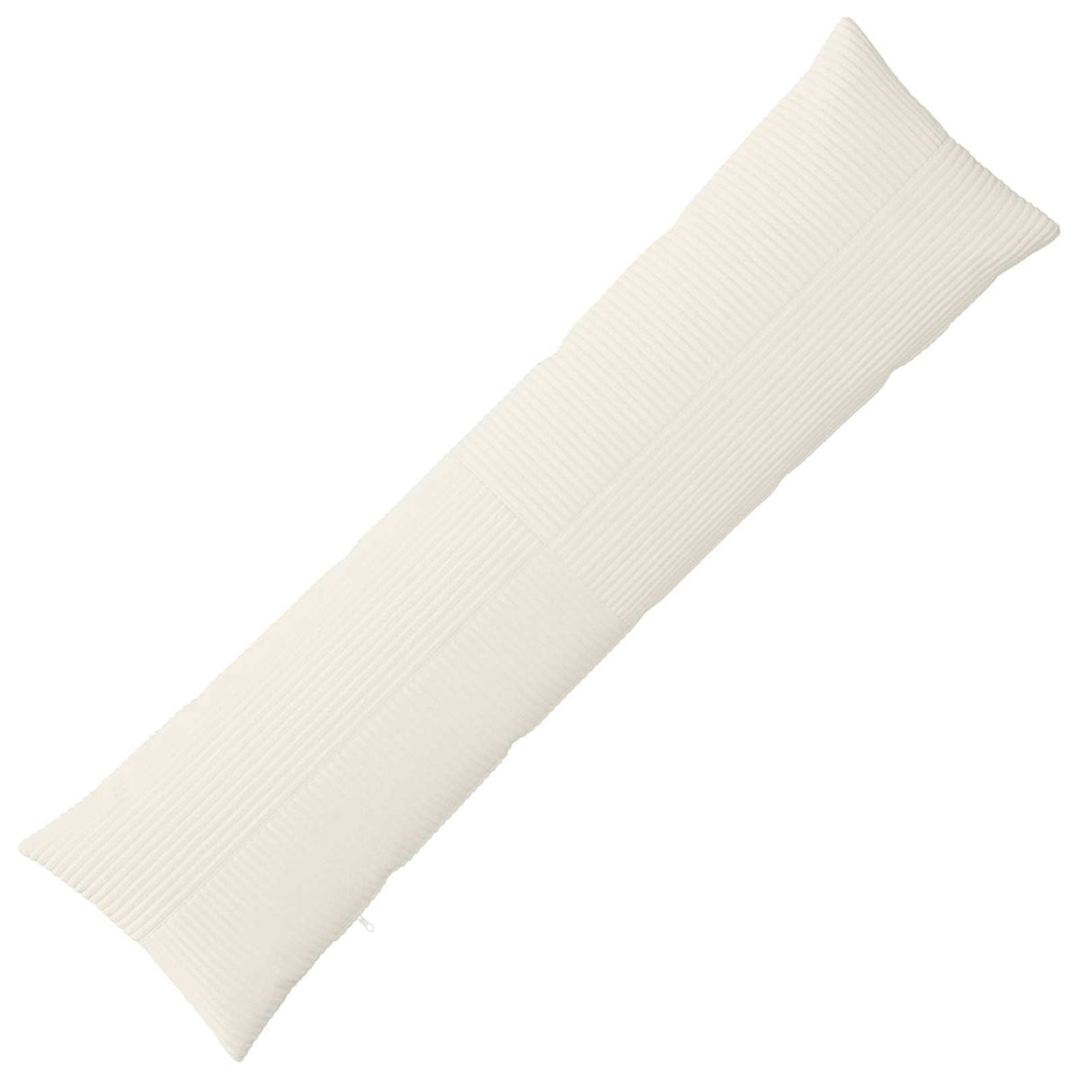 Vidaxl kussensloop almelo crèmekleurig 40 x 145 cm corduroy