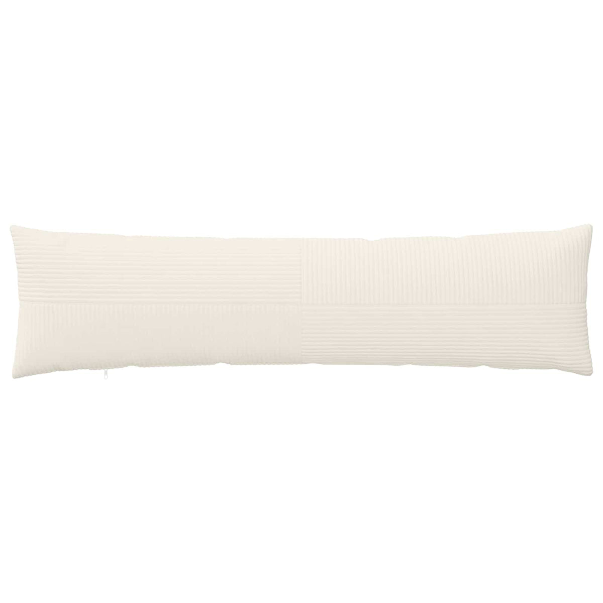 Vidaxl kussensloop almelo crèmekleurig 40 x 145 cm corduroy