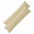 Vidaxl kussensloop 2 pcs almelo grijs groen 40 x 145 cm corduroy