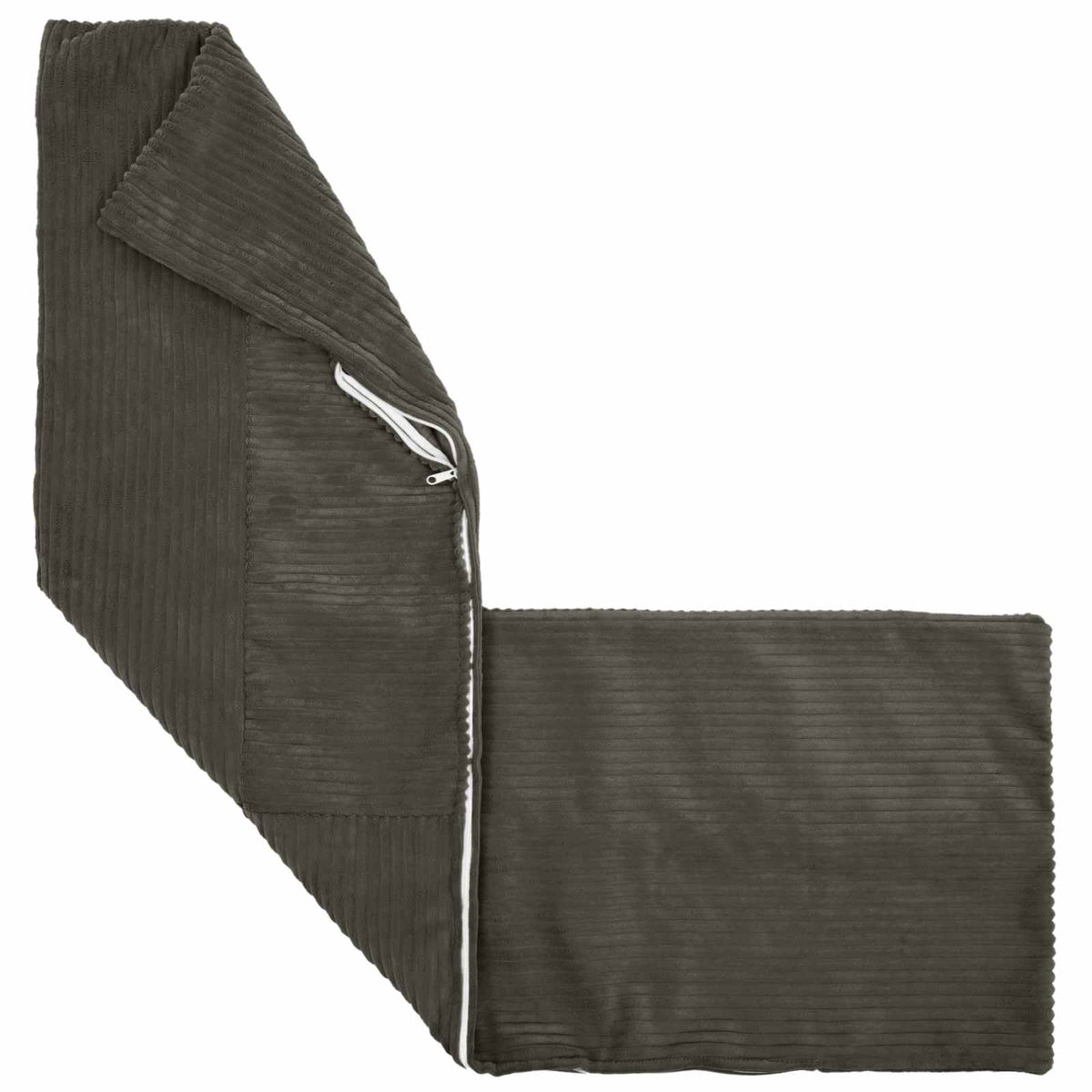 Vidaxl kussensloop almelo antracietkleurig 40 x 145 cm corduroy