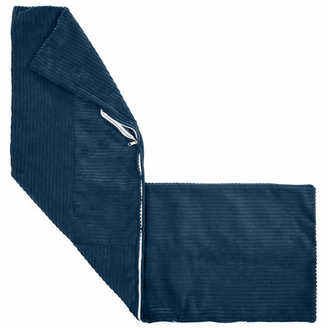 Vidaxl kussensloop 2 pcs almelo marineblauw 40 x 145 cm corduroy
