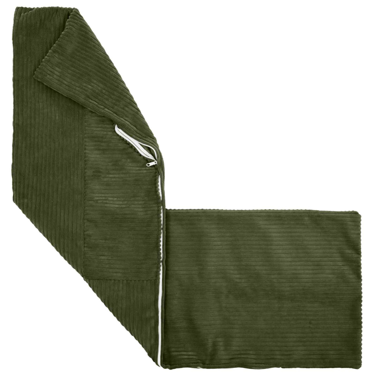 Vidaxl kussensloop 2 pcs almelo groen 40 x 145 cm corduroy