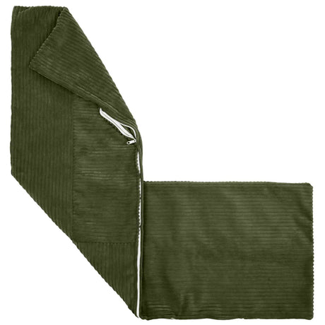 Vidaxl kussensloop 2 pcs almelo groen 40 x 145 cm corduroy