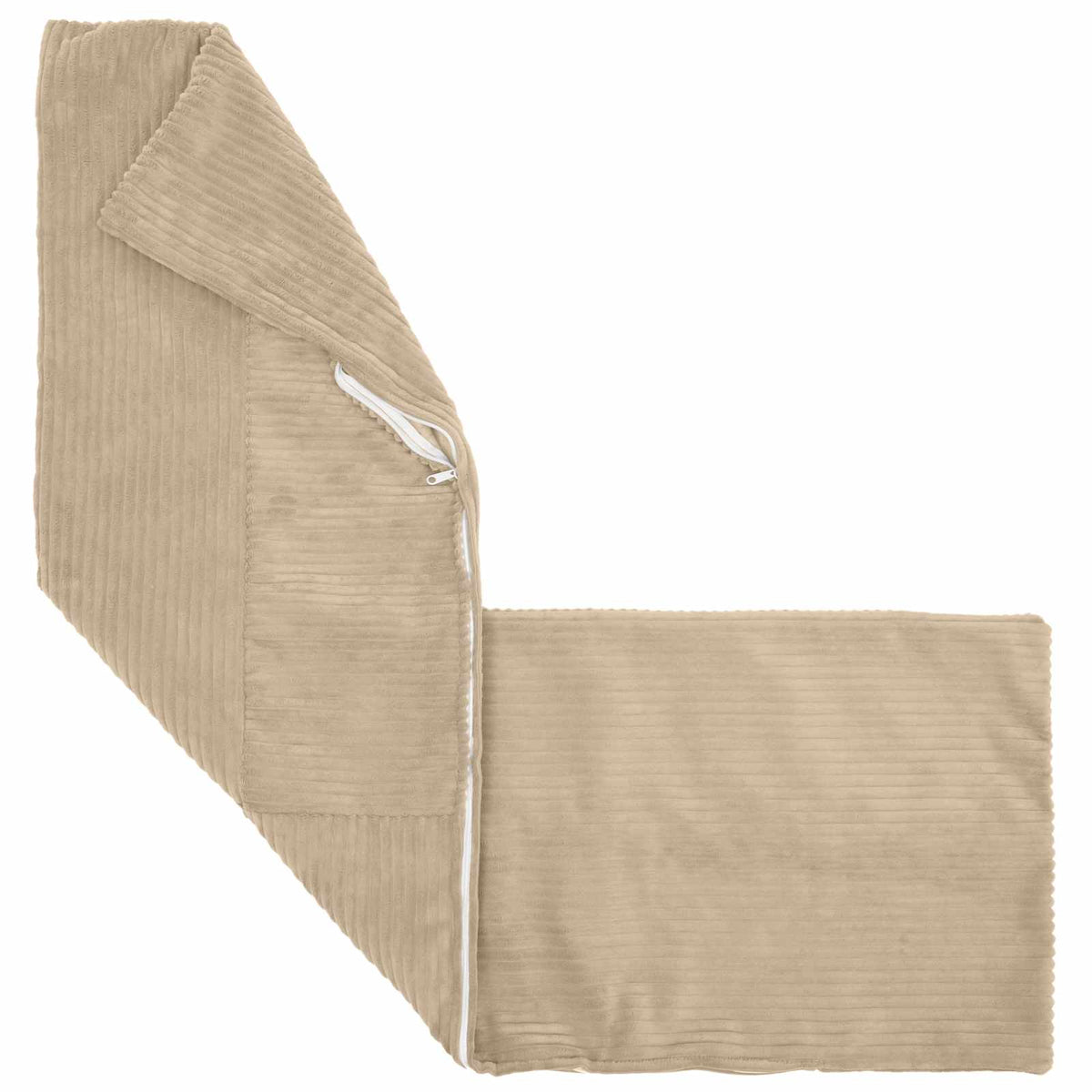 Vidaxl kussensloop almelo taupe 40 x 145 cm corduroy