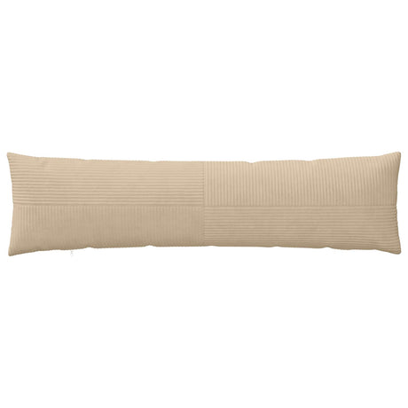 Vidaxl kussensloop almelo taupe 40 x 145 cm corduroy