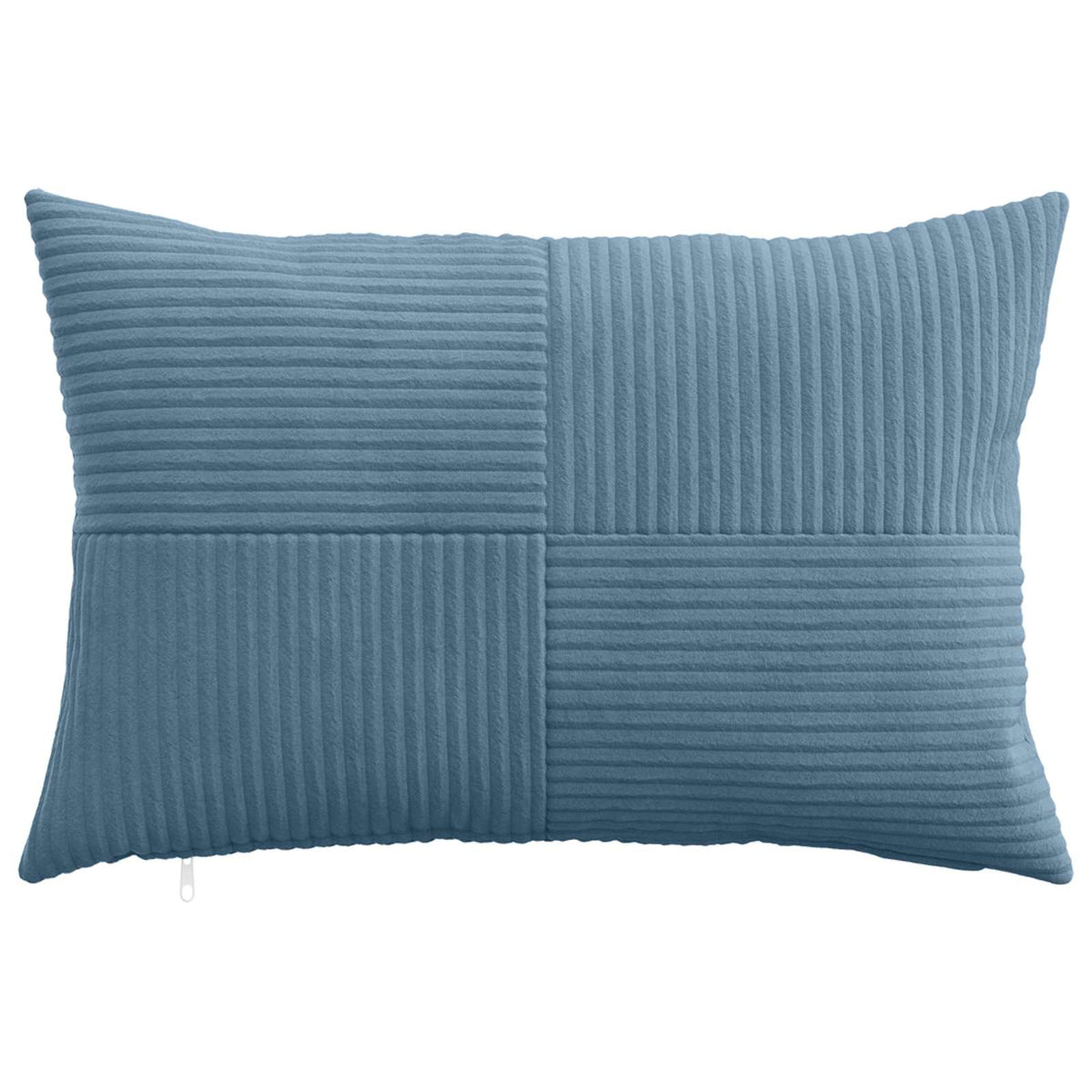 Vidaxl kussensloop 2 pcs almelo blauw 40 x 60 cm corduroy