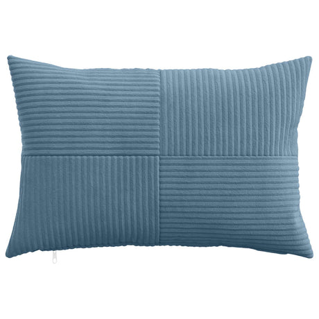 Vidaxl kussensloop 2 pcs almelo blauw 40 x 60 cm corduroy