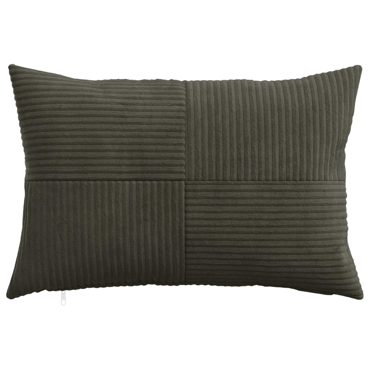 Vidaxl kussensloop 6 pcs almelo antracietkleurig 40 x 60 cm corduroy