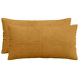 Vidaxl kussensloop 2 pcs almelo geel 40 x 70 cm corduroy