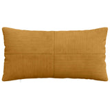 Vidaxl kussensloop 2 pcs almelo geel 40 x 70 cm corduroy
