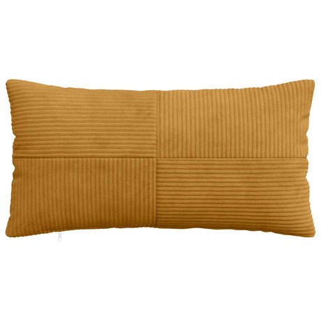 Vidaxl kussensloop 6 pcs almelo geel 40 x 70 cm corduroy