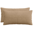 Vidaxl kussensloop 2 pcs almelo bruin 40 x 70 cm corduroy