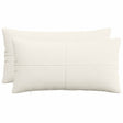 Vidaxl kussensloop 2 pcs almelo crèmekleurig 40 x 80 cm corduroy