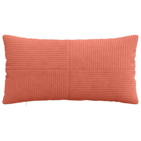 Vidaxl kussensloop 12 pcs almelo rood-oranje 40 x 80 cm corduroy