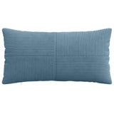 Vidaxl kussensloop 2 pcs almelo blauw 40 x 80 cm corduroy