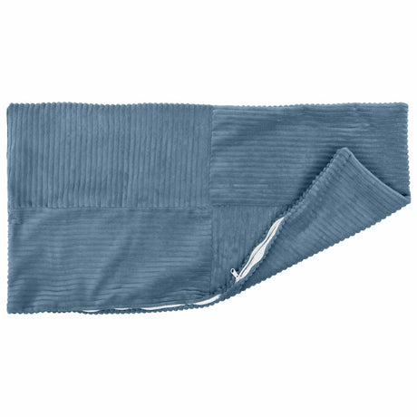 Vidaxl kussensloop 12 pcs almelo blauw 40 x 80 cm corduroy