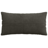 Vidaxl kussensloop 2 pcs almelo antracietkleurig 40 x 80 cm corduroy