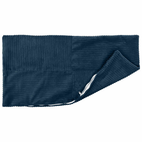 Vidaxl kussensloop 12 pcs almelo marineblauw 40 x 80 cm corduroy