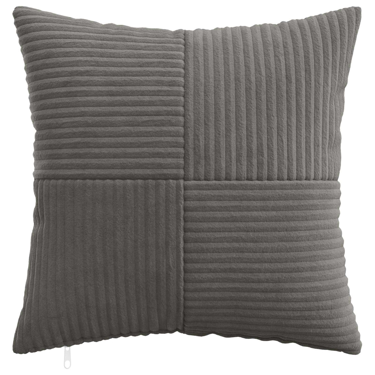 Vidaxl kussensloop 6 pcs almelo donkergrijs 45 x 45 cm corduroy