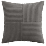 Vidaxl kussensloop 6 pcs almelo donkergrijs 45 x 45 cm corduroy