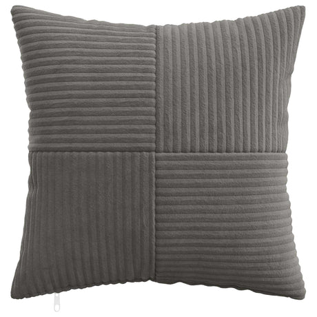 Vidaxl kussensloop 6 pcs almelo donkergrijs 45 x 45 cm corduroy