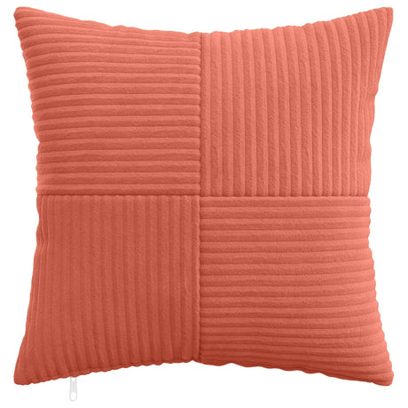 Vidaxl kussensloop 12 pcs almelo rood-oranje 45 x 45 cm corduroy