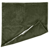 Vidaxl kussensloop 12 pcs almelo groen 45 x 45 cm corduroy