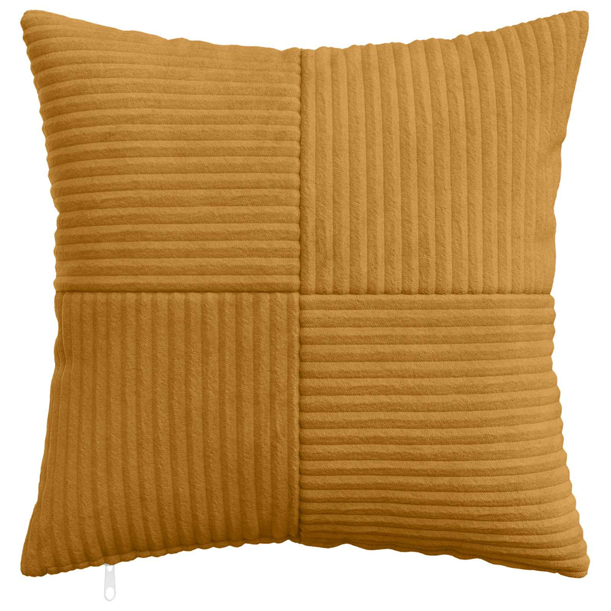 Vidaxl kussensloop 12 pcs almelo geel 50 x 50 cm corduroy