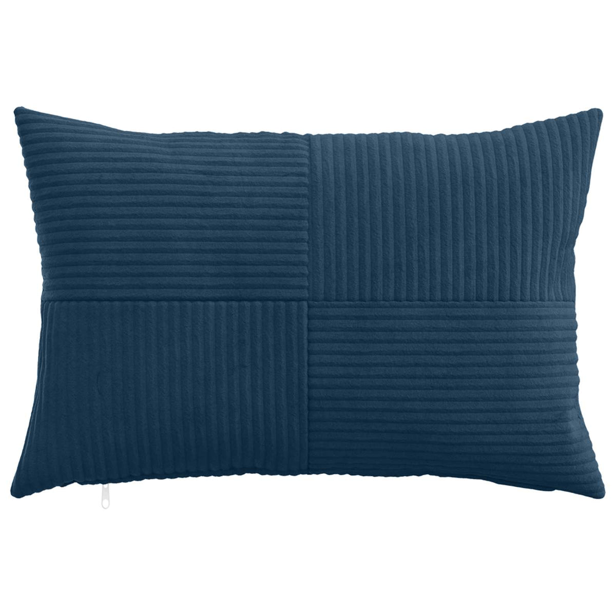 Vidaxl kussensloop 2 pcs almelo marineblauw 50 x 70 cm corduroy