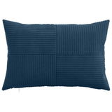 Vidaxl kussensloop 2 pcs almelo marineblauw 50 x 70 cm corduroy