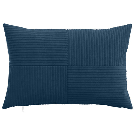Vidaxl kussensloop 6 pcs almelo marineblauw 50 x 70 cm corduroy