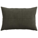 Vidaxl kussensloop 2 pcs almelo antracietkleurig 50 x 75 cm corduroy