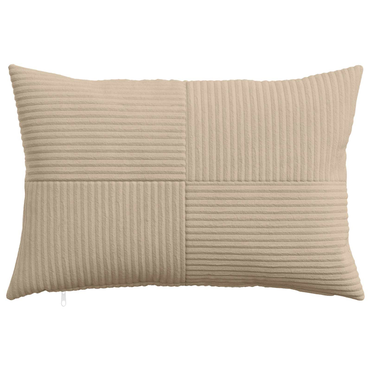 Vidaxl kussensloop 2 pcs almelo taupe 50 x 75 cm corduroy