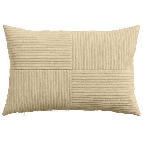 Vidaxl kussensloop 2 pcs almelo grijs groen 50 x 80 cm corduroy