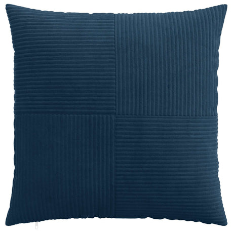 Vidaxl kussensloop 2 pcs almelo marineblauw 55 x 55 cm corduroy