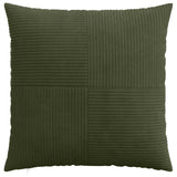 Vidaxl kussensloop 6 pcs almelo groen 55 x 55 cm corduroy