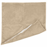 Vidaxl kussensloop 2 pcs almelo taupe 55 x 55 cm corduroy